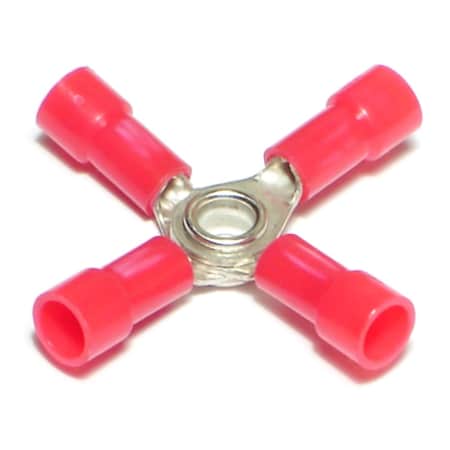 Midwest Fastener Butt Splice Wire Connector, 18 AWG Max, 8 PK 70002